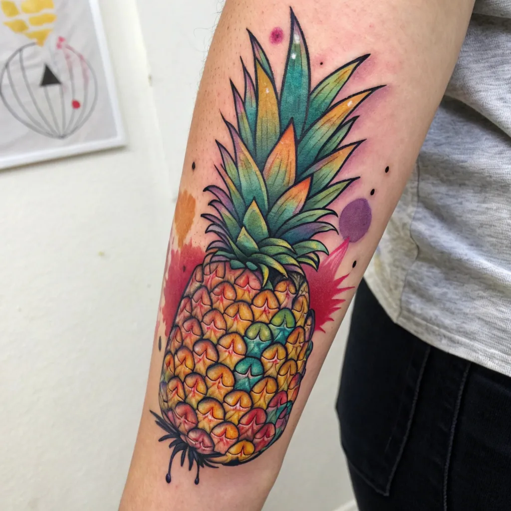 11 Meanings & Symbolism of Upside-Down Pineapple Tattoos