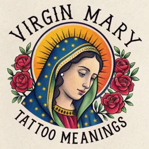 Read more about the article Meaning & Symbolism of Virgin Mary Tattoos: Divine Ink