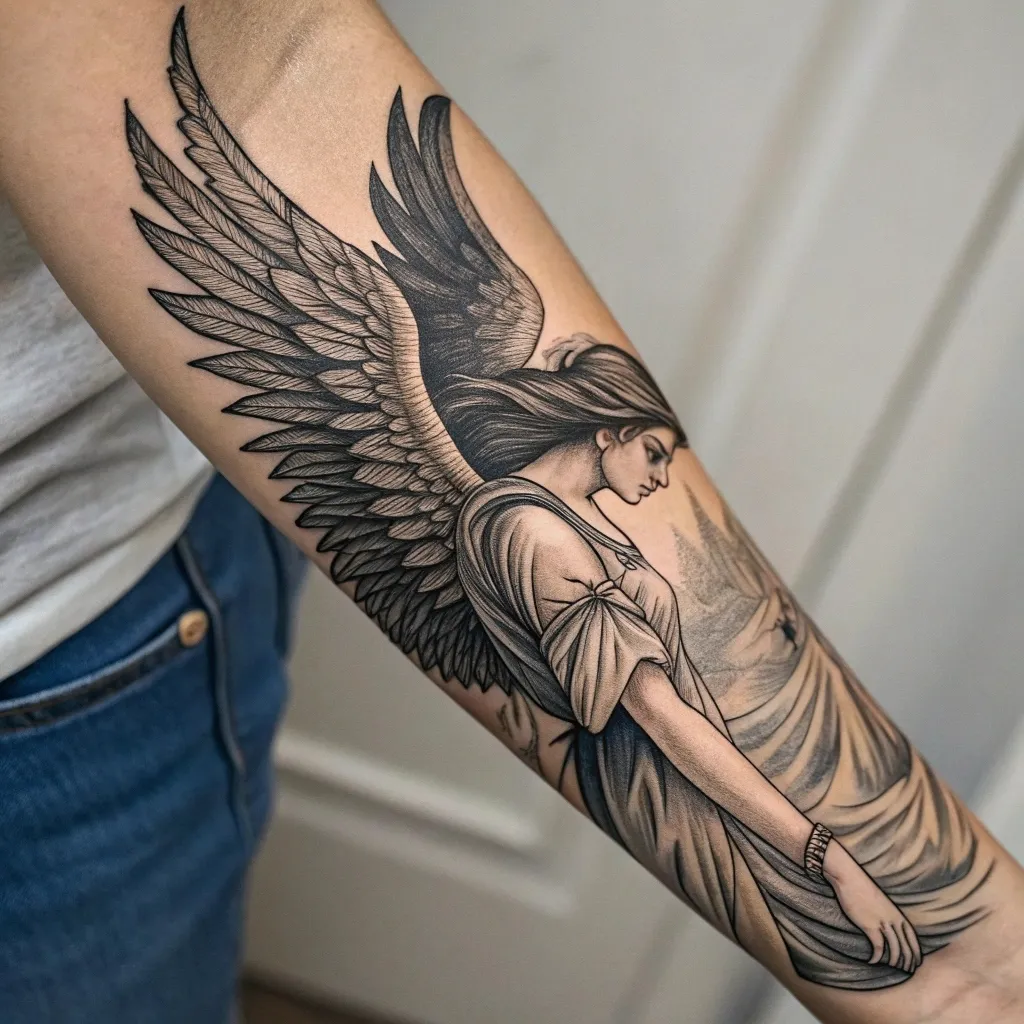 Falling Angel Tattoo Meaning & Symbolism: Celestial Rebellion