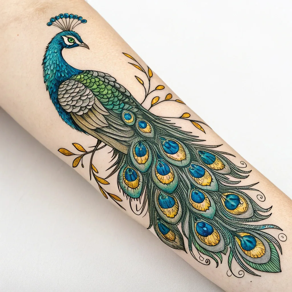 Peacock Tattoo Meaning: Symbolism of This Majestic Design