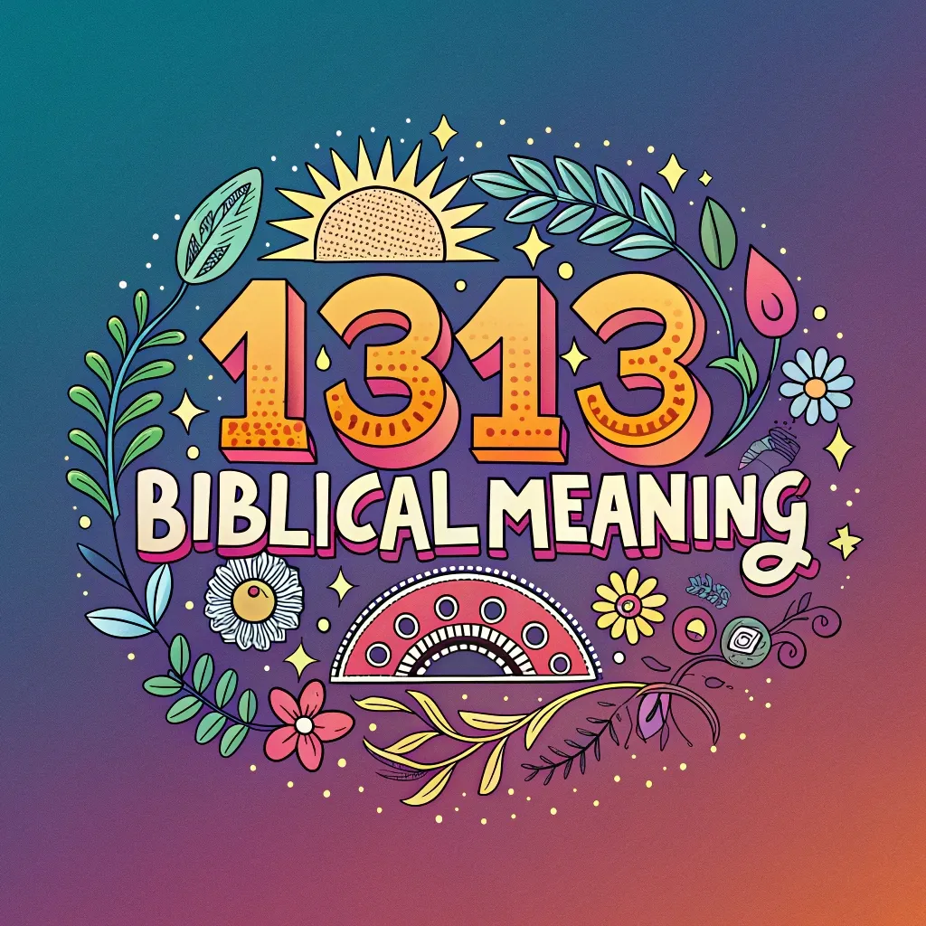 Biblical Significance of 1313: Symbolism and Life Lessons