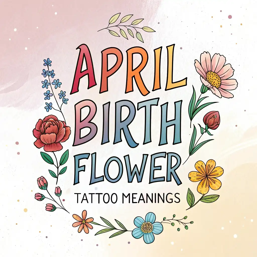 You are currently viewing April Birth Flower Tattoo Meanings: Daisies & Sweet Peas