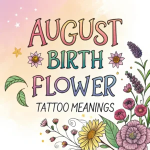 Read more about the article August Birth Flower Tattoos: Meanings of Gladiolus and Poppy