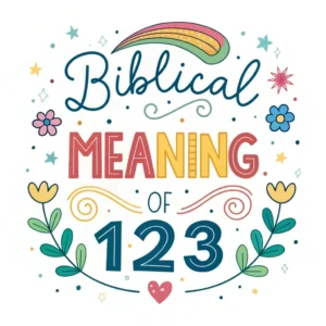 Read more about the article Biblical Significance of 123: Symbolism & Hidden Meanings