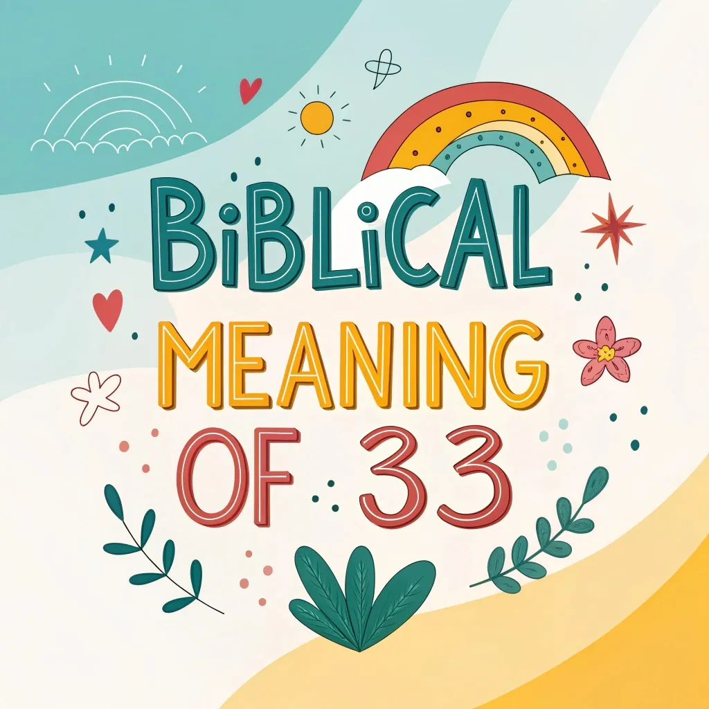 Biblical Meaning Of 33: Sacred Number Of Divine Completion