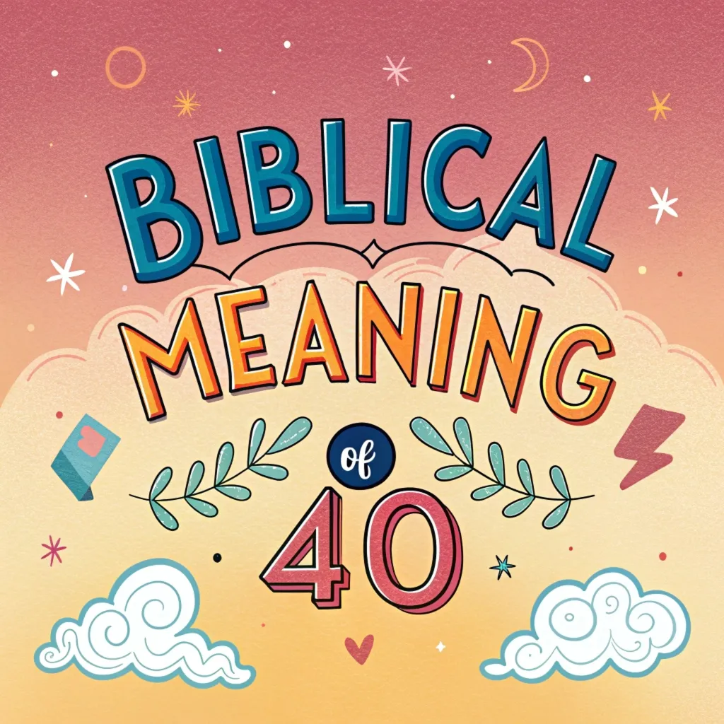 You are currently viewing The Biblical Meaning of 40: A Number of Divine Purpose