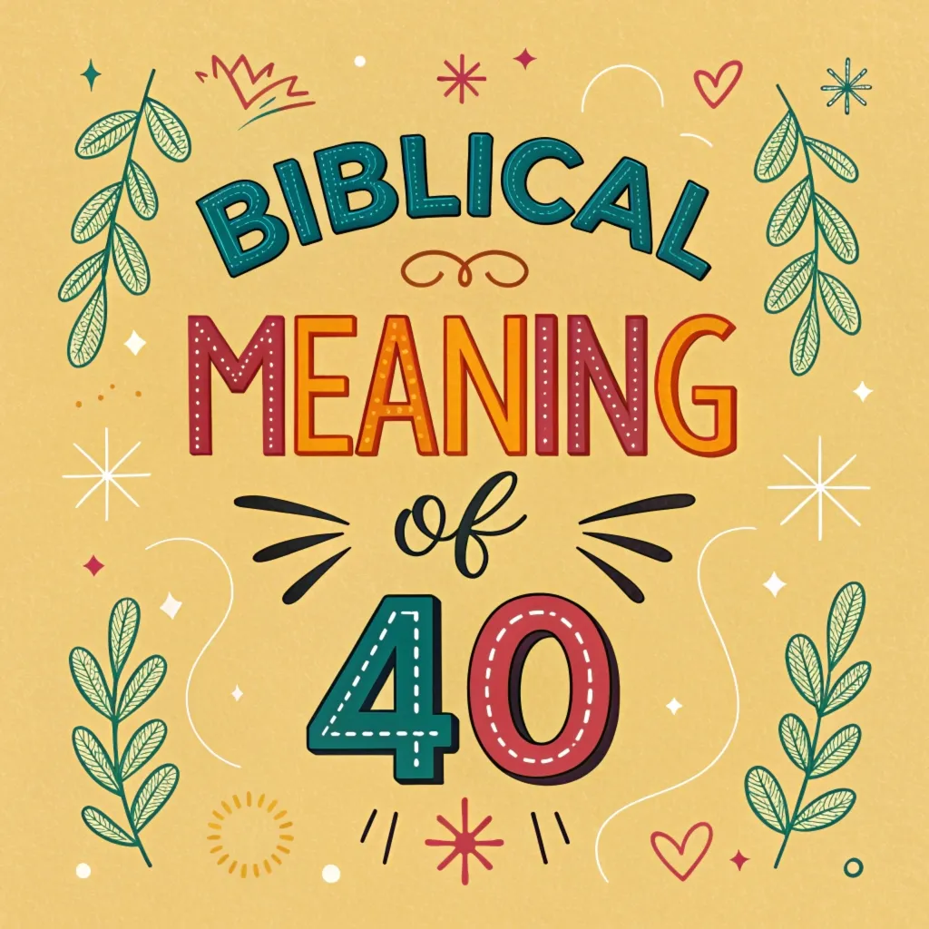 The Biblical Meaning of 40: A Number of Divine Purpose