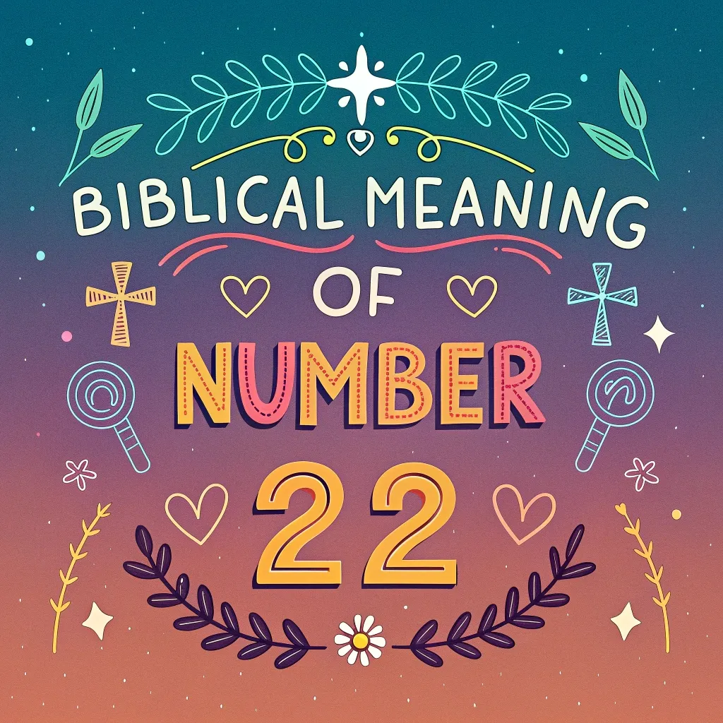 Read more about the article Biblical Significance of Number 22: Divine Order & Revelation