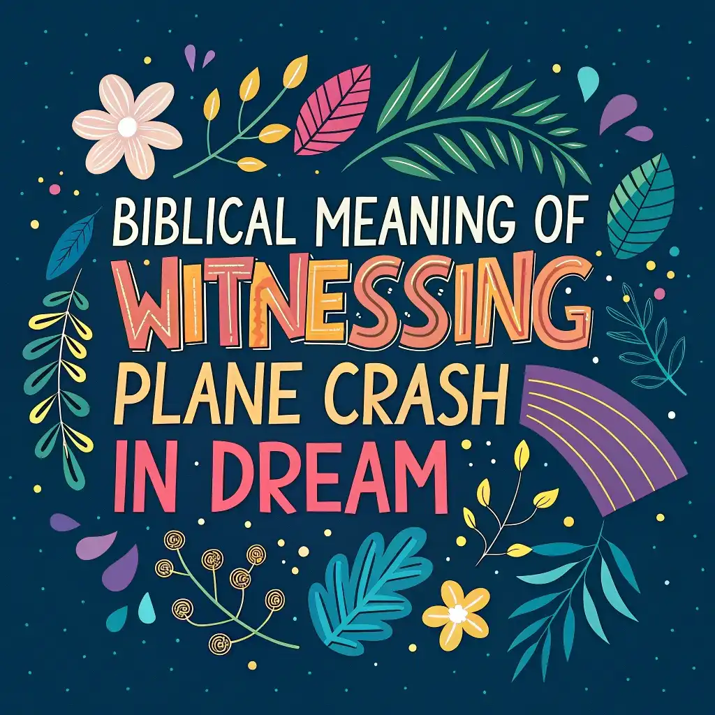 Read more about the article 12 Biblical Meanings of Witnessing a Plane Crash in Dreams