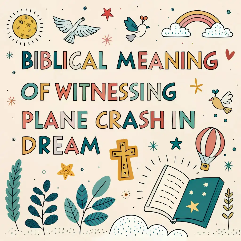 12 Biblical Meanings of Witnessing a Plane Crash in Dreams