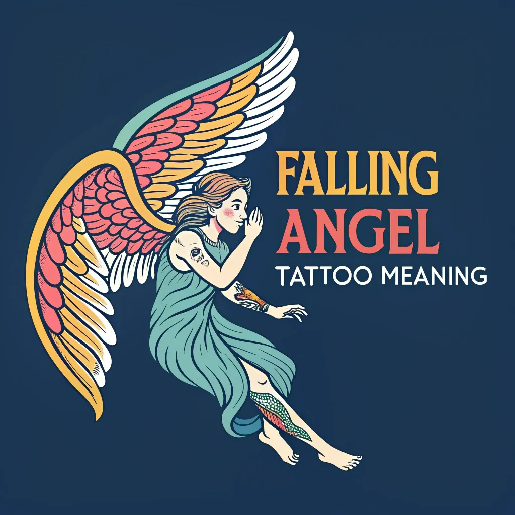 Falling Angel Tattoo Meaning & Symbolism: Celestial Rebellion