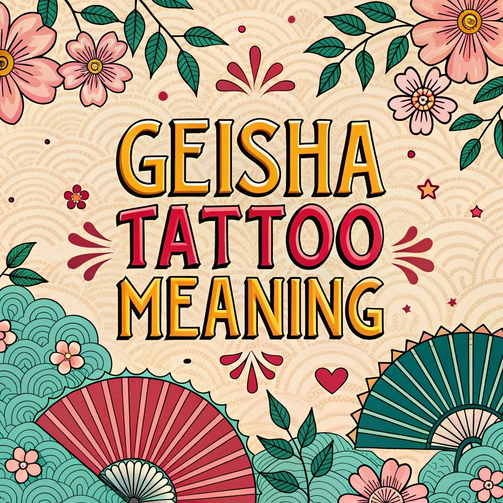 Geisha Tattoo Meanings & Symbolism: The Silent Storytellers