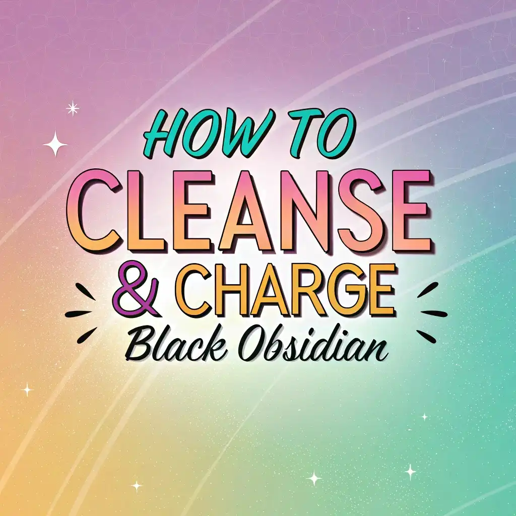 The Ultimate Guide to Cleansing and Charging Black Obsidian