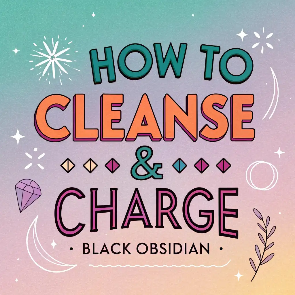 The Ultimate Guide to Cleansing and Charging Black Obsidian