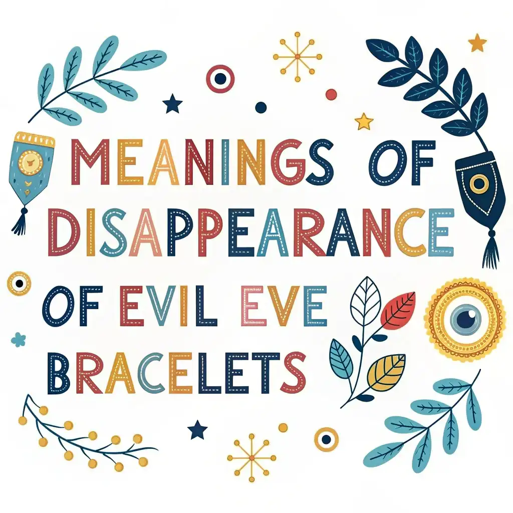 You are currently viewing Meanings of Mysterious Disappearance of Evil Eye Bracelets