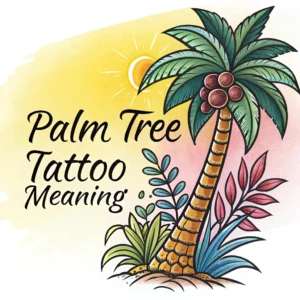 Read more about the article Palm Tree Tattoo Meaning & Symbolism: Ink Your Wanderlust