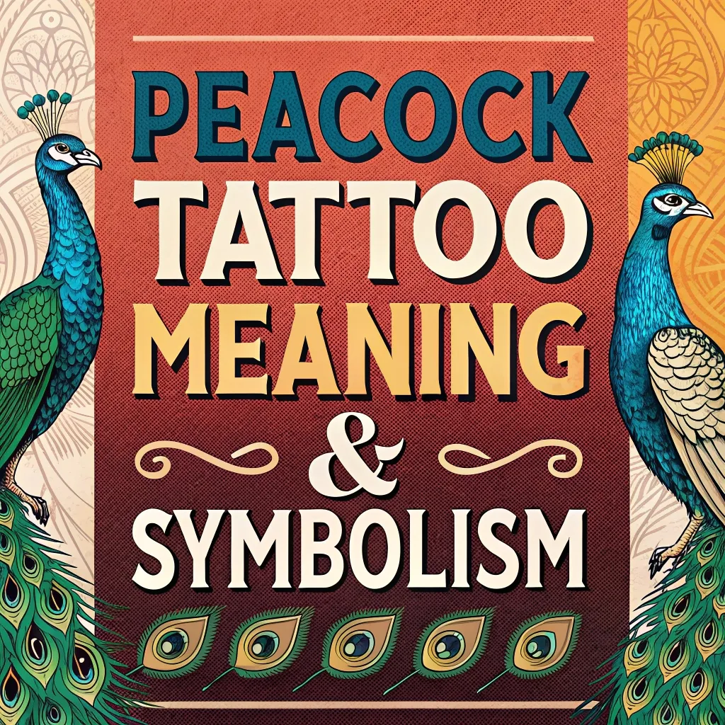 Peacock Tattoo Meaning: Symbolism of This Majestic Design