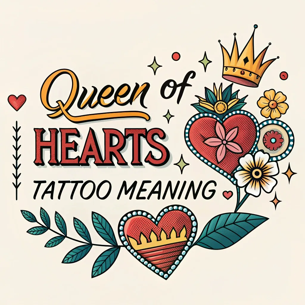 Queen of Hearts Tattoo: Powerful Symbolism and Meanings