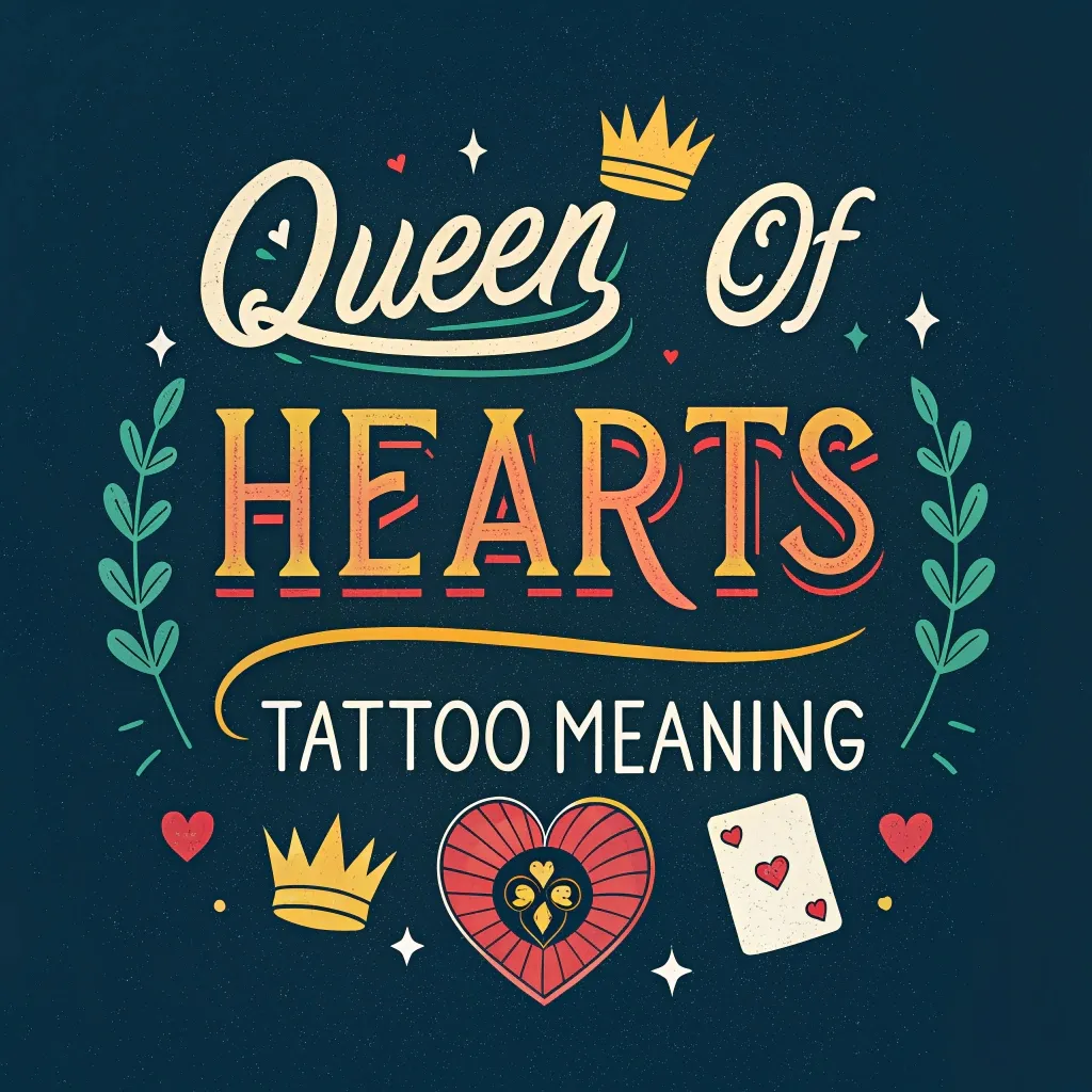 You are currently viewing Queen of Hearts Tattoo: Powerful Symbolism and Meanings