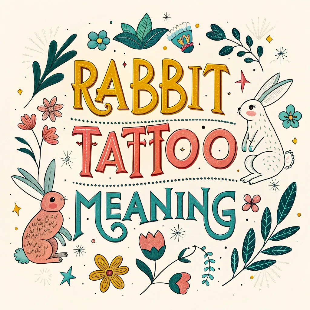 Rabbit Tattoo Meaning & Symbolism: Cute & Meaningful Body Art 2 Rabbit Tattoo Meaning & Symbolism: Cute & Meaningful Body Art
