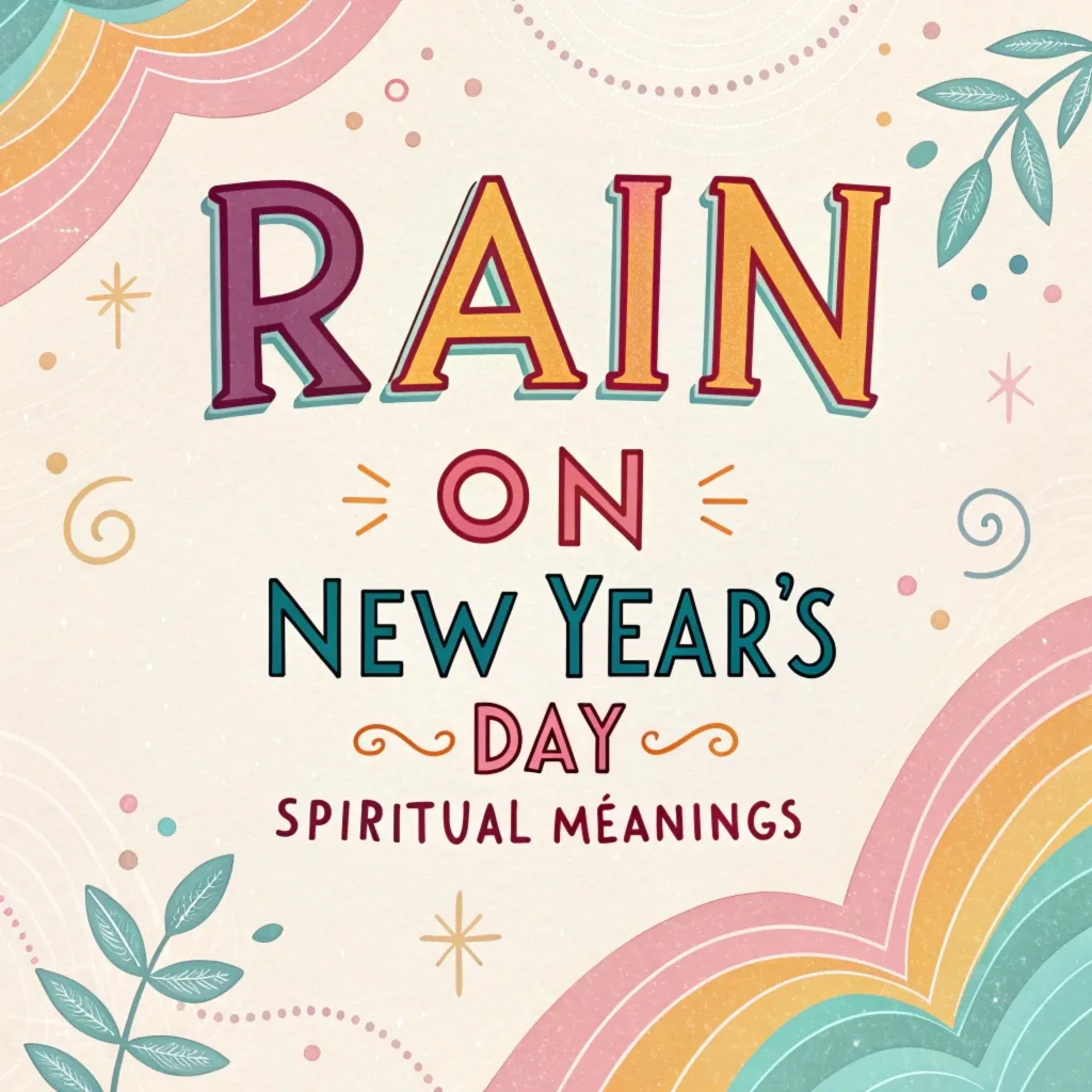 Spiritual Meanings of Rain on New Year's Day: Divine Messages