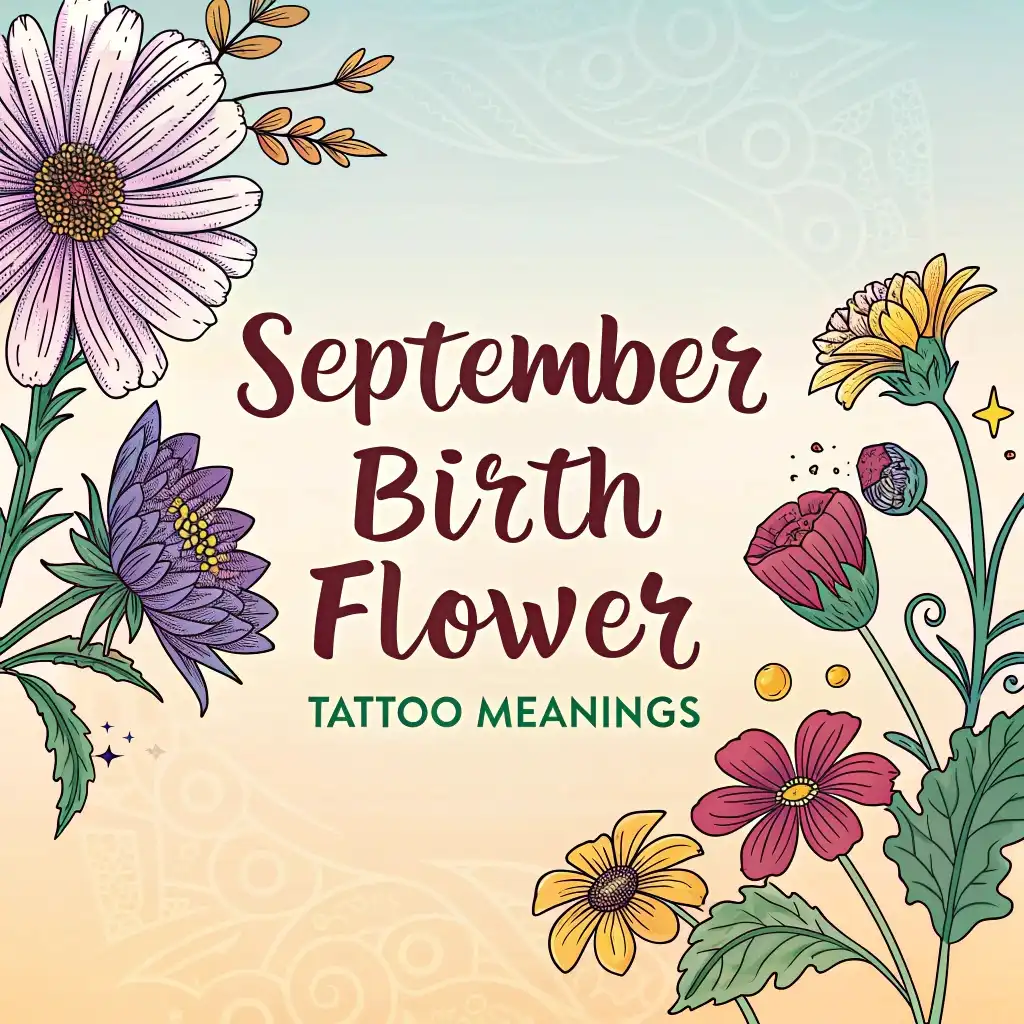 September Birth Flower Tattoo Meaning & Symbolism Revealed