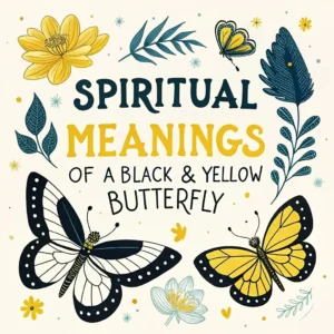 Read more about the article Spiritual Meanings & Symbolism of a Black & Yellow Butterfly