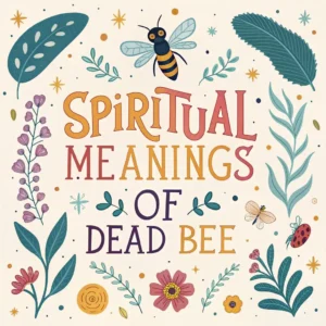 Read more about the article 12 Spiritual Meanings of Dead Bee: Nature’s Final Lesson