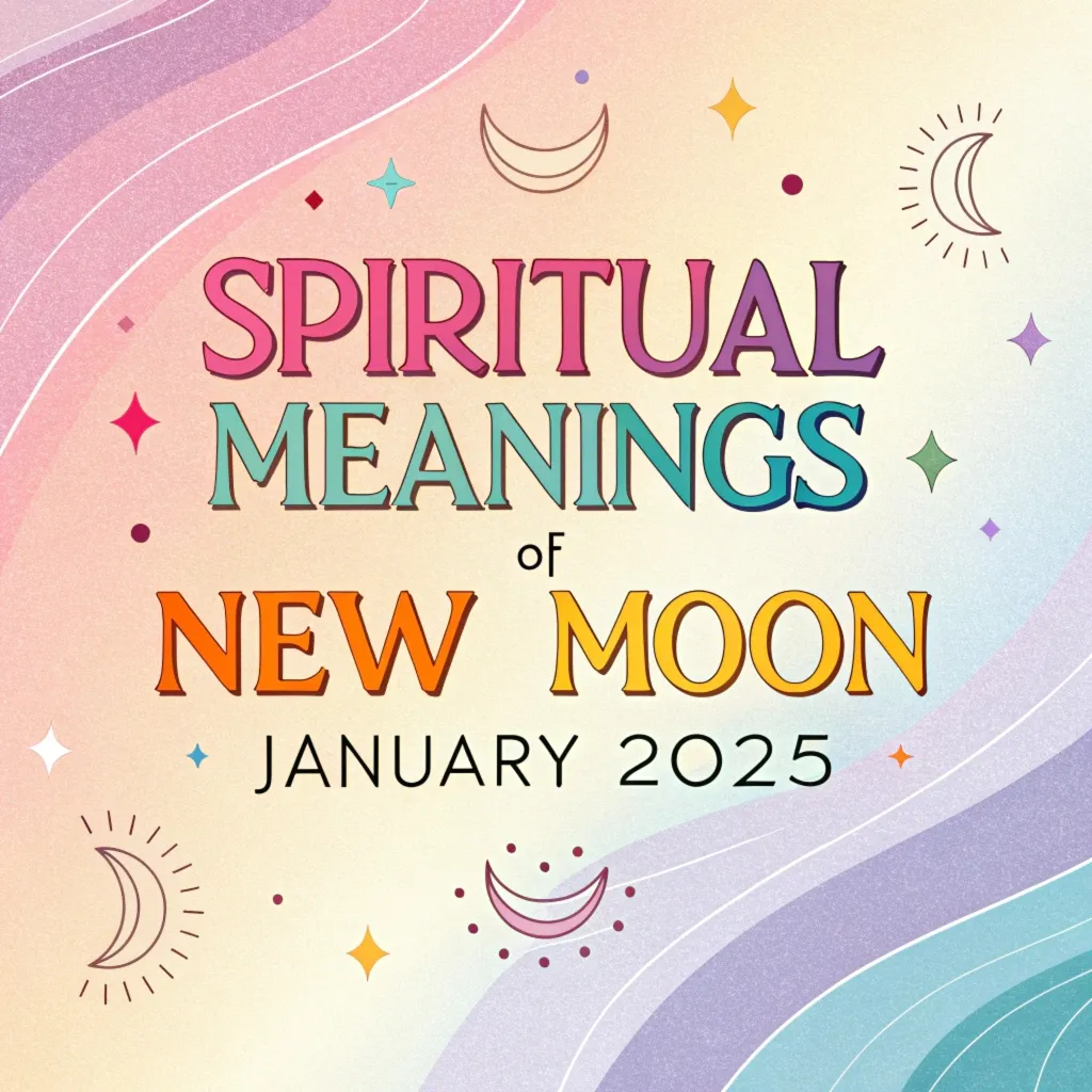 Spiritual Meanings of New Moon January 2025 in Aquarius