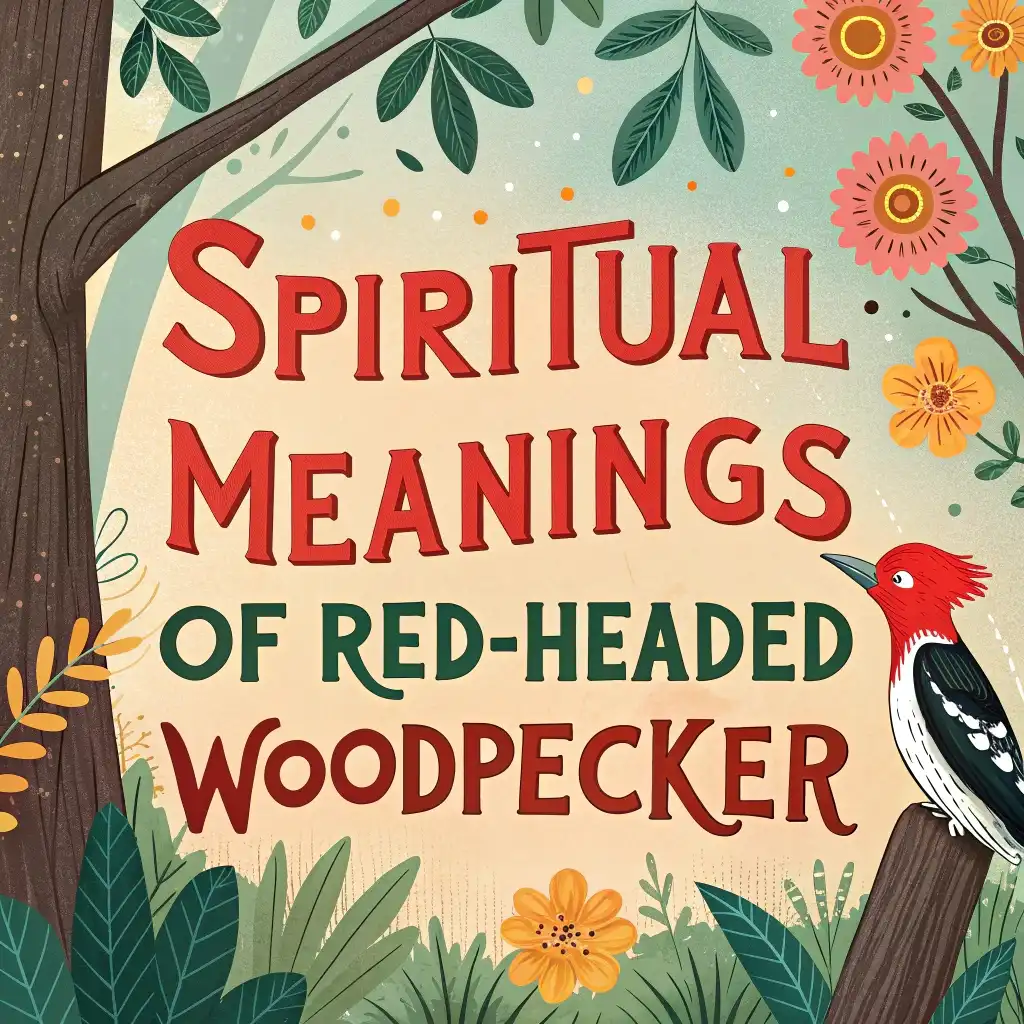 Spiritual Meanings & Symbolism of a Red-Headed Woodpecker