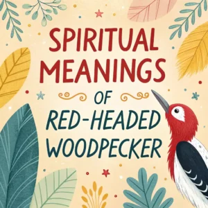 Read more about the article Spiritual Meanings & Symbolism of a Red-Headed Woodpecker