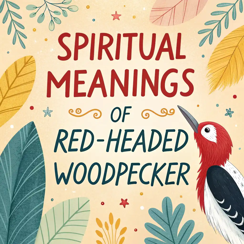 You are currently viewing Spiritual Meanings & Symbolism of a Red-Headed Woodpecker