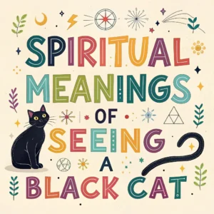 Read more about the article 15 Spiritual Meanings of Seeing a Black Cat: Ancient Wisdom