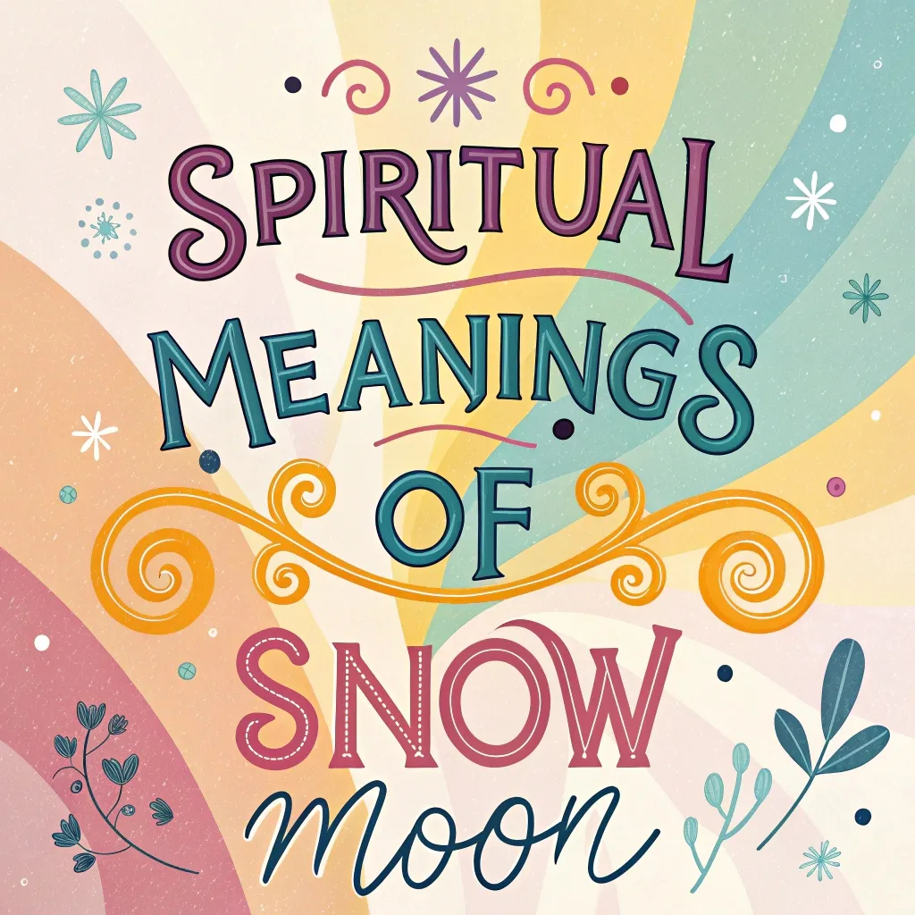 14 Spiritual Meanings of Snow Moon: Illuminating Insights