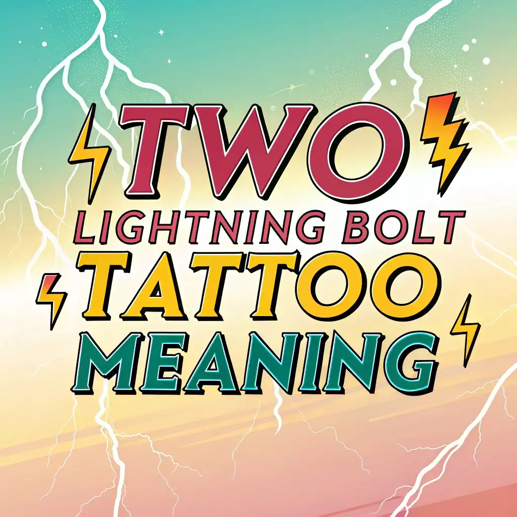 Two Lightning Bolt Tattoos: Meaning & Symbolism Explained