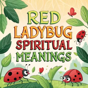 Read more about the article Red Ladybug Spiritual Meanings: Colorful Symbolism