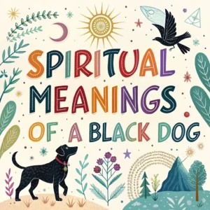 Read more about the article 12 Spiritual Meanings of a Black Dog: Its Hidden Messages