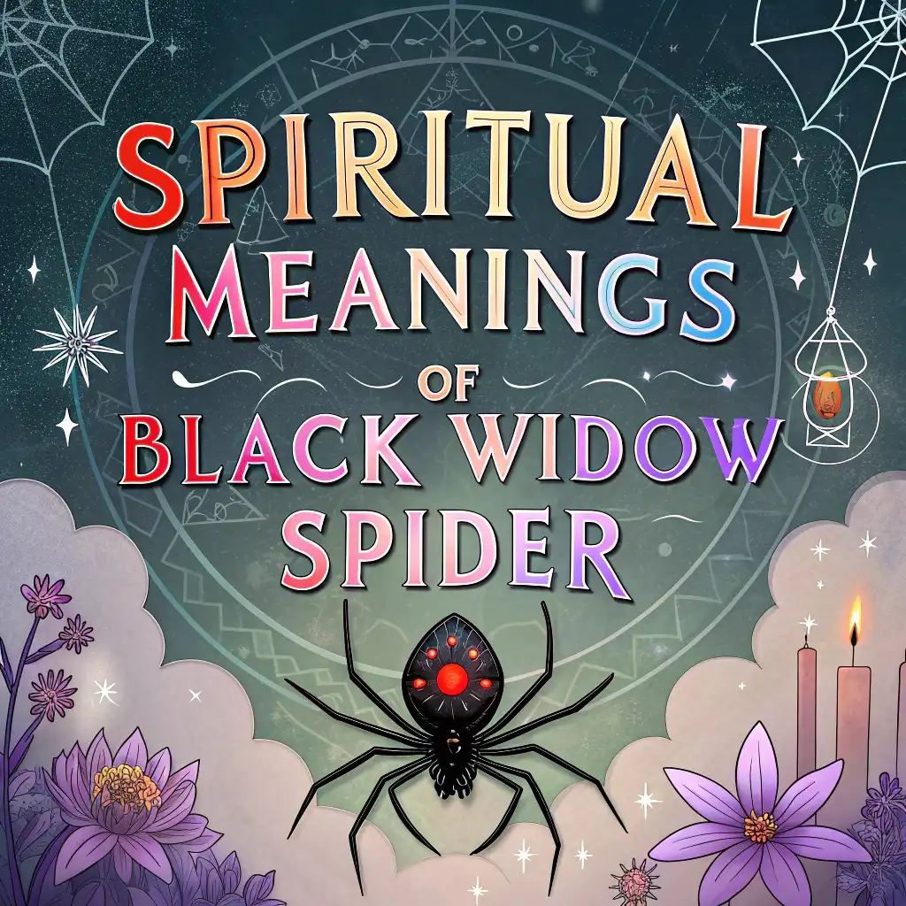 You are currently viewing 13 Spiritual Meanings of the Black Widow Spider Revealed