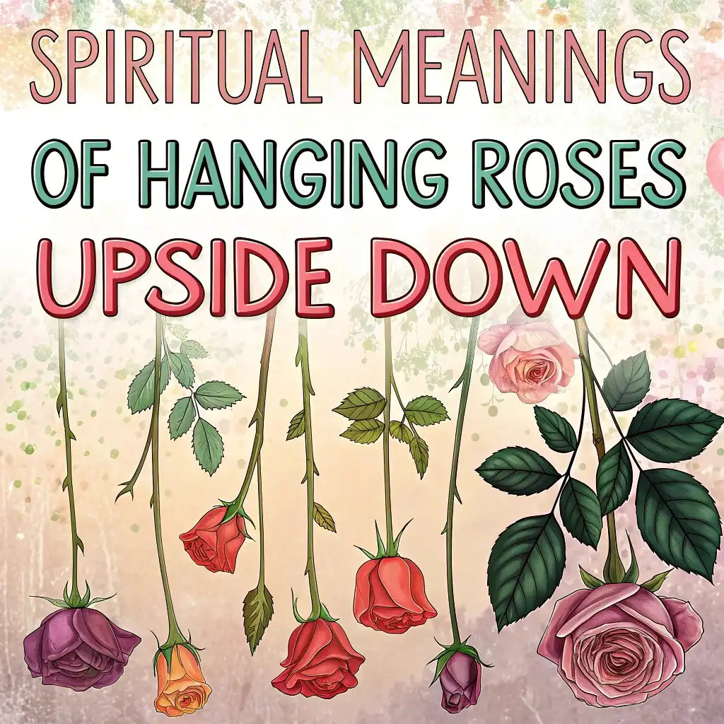 11 Spiritual Meanings of Hanging Roses Upside Down