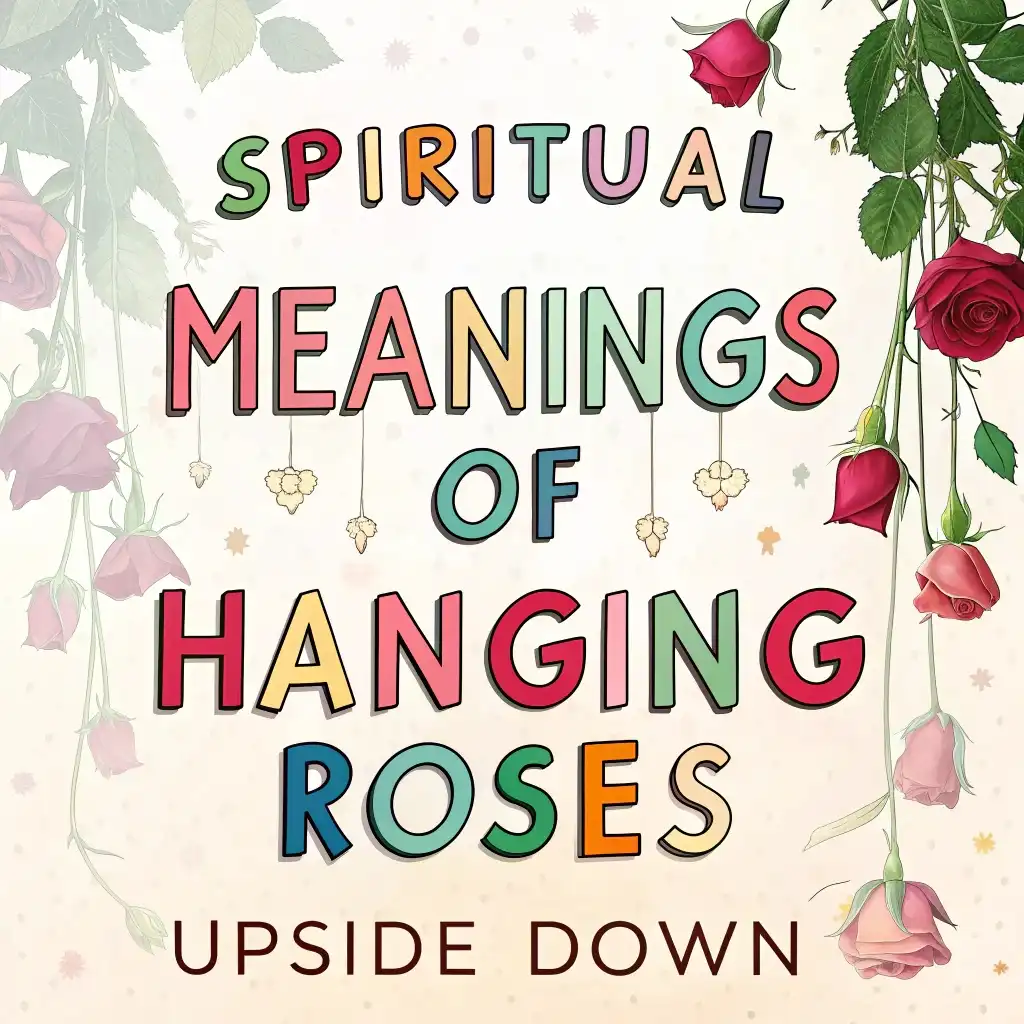 11 Spiritual Meanings of Hanging Roses Upside Down