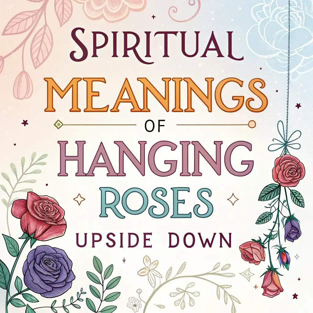 You are currently viewing 11 Spiritual Meanings of Hanging Roses Upside Down