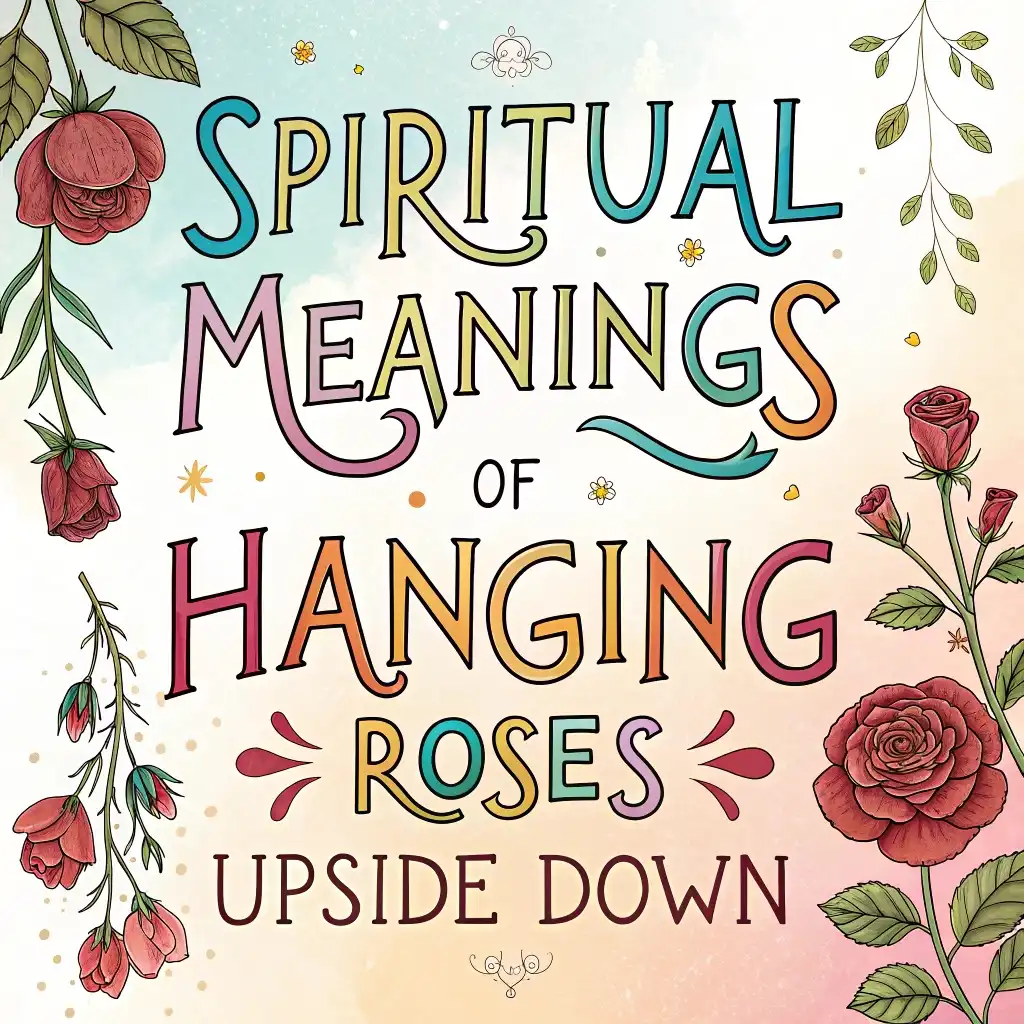 11 Spiritual Meanings of Hanging Roses Upside Down