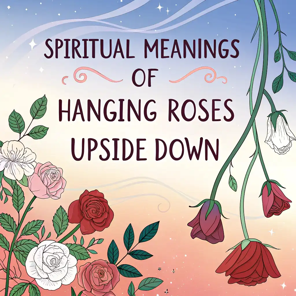 11 Spiritual Meanings of Hanging Roses Upside Down