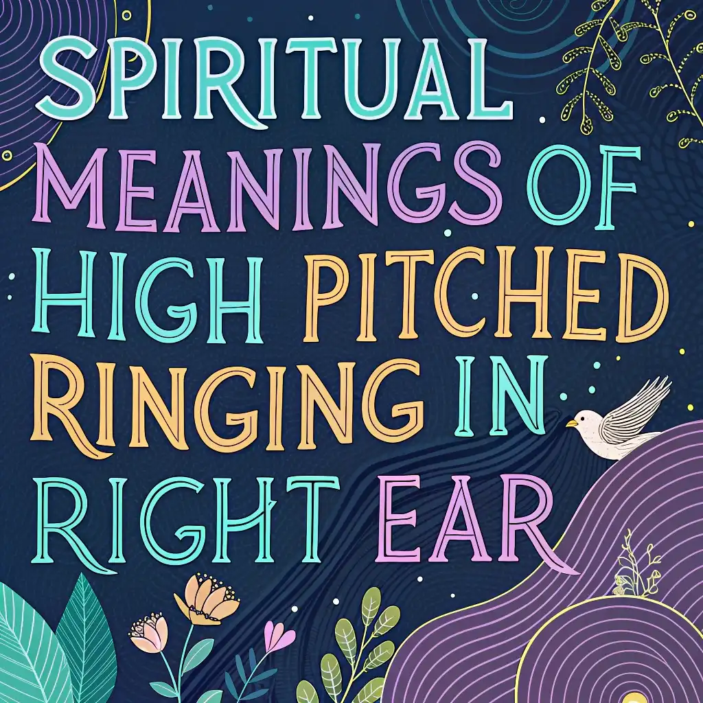 11 Spiritual Meanings of High Pitched Ringing in Right Ear