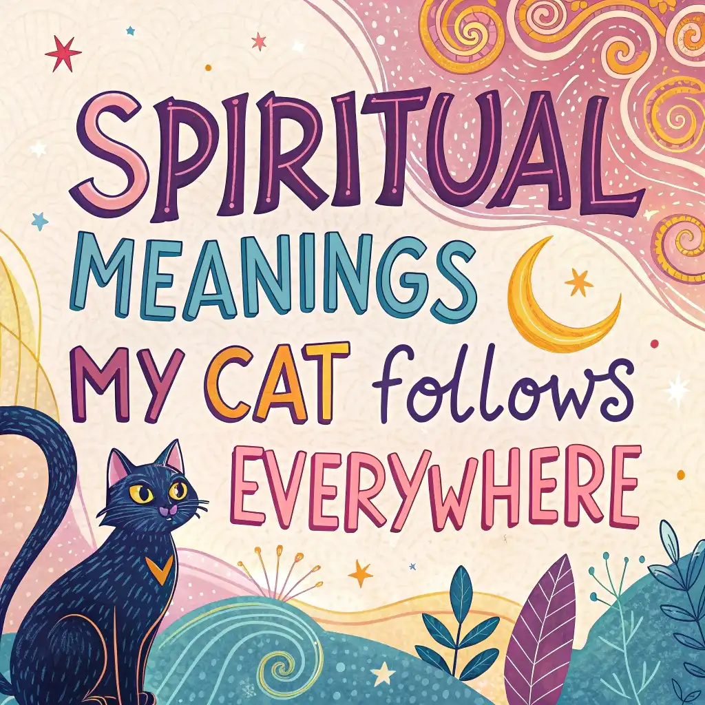 13 Spiritual Meanings of My Cat Follows Me Everywhere