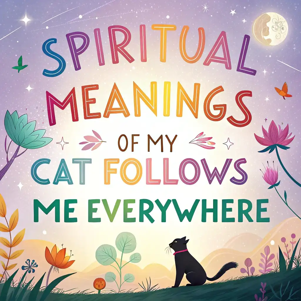 You are currently viewing 13 Spiritual Meanings of My Cat Follows Me Everywhere