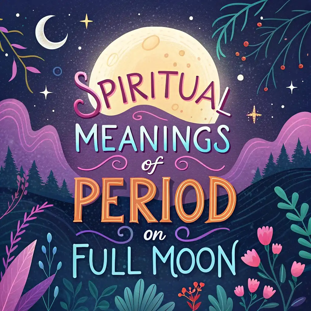 18 Spiritual Meanings of Period on Full Moon: Deep Insights