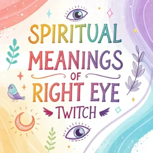 Read more about the article 14 Spiritual Meanings of Right Eye Twitching Explained