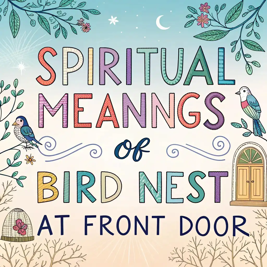 You are currently viewing Spiritual Meanings of Bird Nest at Front Door Explained