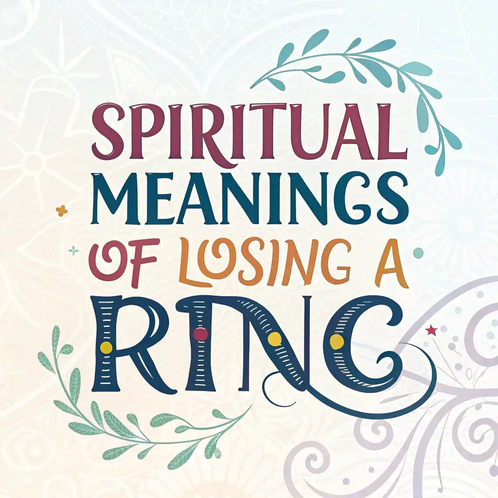 You are currently viewing Spiritual Meanings of Losing a Ring: Mystical Insights